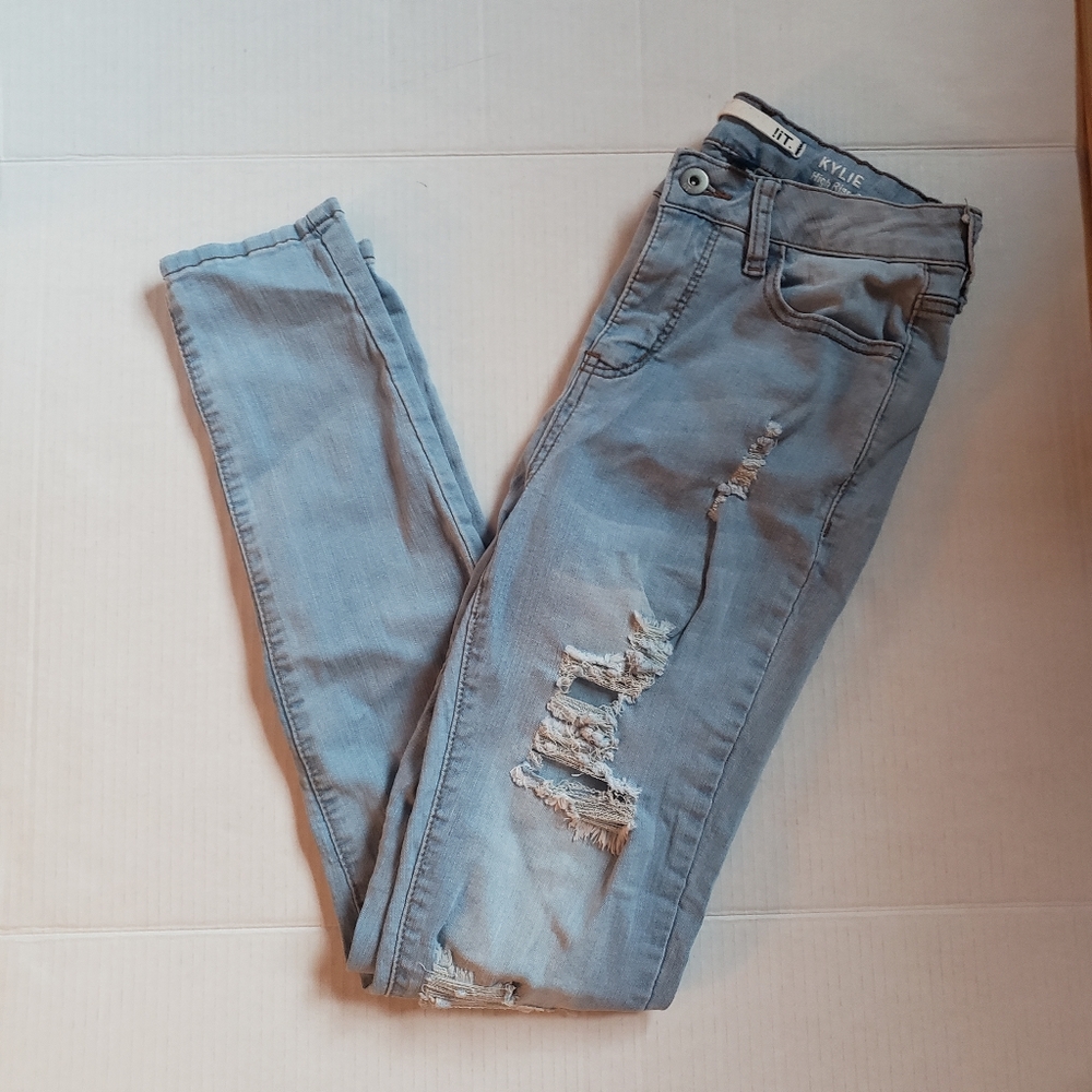 !iT Kylie High Rise Curvy Skinny Ankle Jeans Women 4